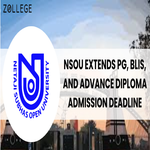 NSOU Extends PG BLIS and Advance Diploma Admission Deadline